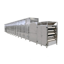 Mealworm Cooked Rice Sunflower Seeds Microwave Tunnel Mesh Belt Dehydrating Machine High Efficiency. 304 Stainless Steel 12-80KW